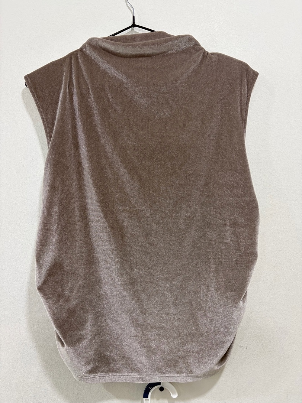 a new day Taupe Velour Sleeveless Tank